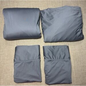 Sheex Sheet Set King/Cal King 4pc Gray Cooling Moisture Wicking Bedding